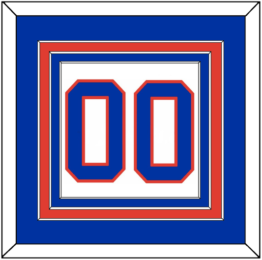 New York Number (Back) - Home White (1984-1995) - Premier Tier 2