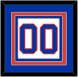 New York Number (Back) - Home White (1984-1995) - Triple Mat 2