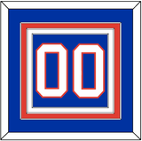 New York Number (Back) - Road Blue (1984-1995) - Triple Mat 2