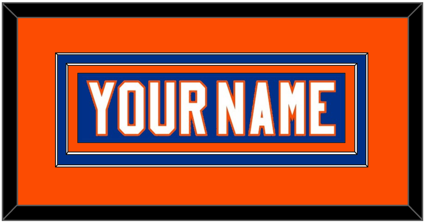 New York Nameplate - Home Blue - Signature Tier 3