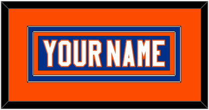 New York Nameplate - Home Blue - Signature Tier 3