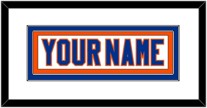 New York Nameplate - Road White - Signature Tier 1