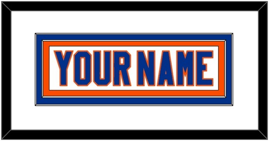 New York Nameplate - Road White - Signature Tier 1