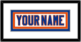 New York Nameplate - Road White - Double Mat 1