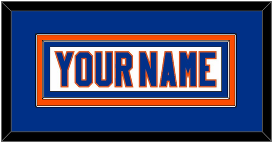 New York Nameplate - Road White - Signature Tier 2