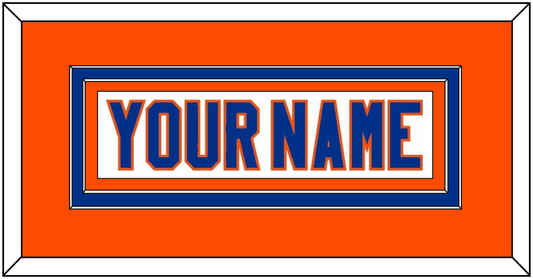 New York Nameplate - Road White - Signature Tier 3
