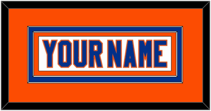 New York Nameplate - Road White - Signature Tier 3