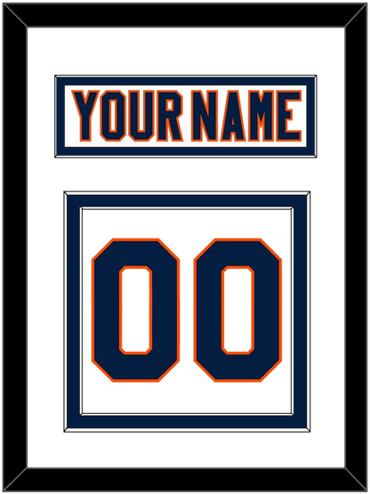 New York Nameplate & Number (Back) - Road White (2007-2010) - Signature Tier 1