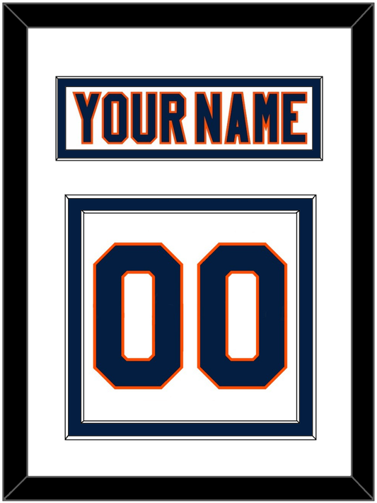 New York Nameplate & Number (Back) - Road White (2007-2010) - Signature Tier 1
