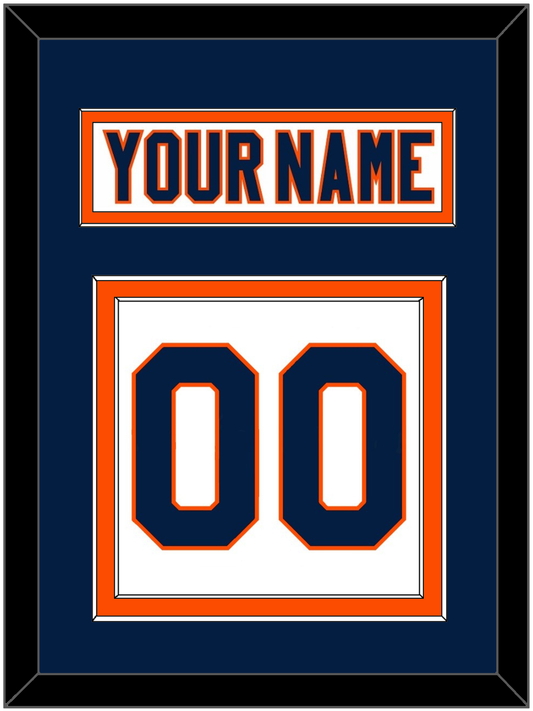 New York Nameplate & Number (Back) - Road White (2007-2010) - Signature Tier 3