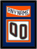 New York Nameplate & Number (Back) - Home White (1995-1998) - Double Mat 2