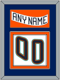 New York Nameplate & Number (Back) - Home White (1995-1998) - Double Mat 2