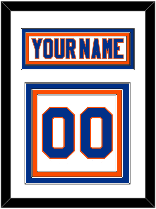 New York Nameplate & Number (Back) - Road White - Premier Tier 1