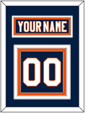 New York Nameplate & Number (Back) - Home Blue (2007-2010) - Triple Mat 2