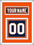 New York Nameplate & Number (Back) - Home Blue (2007-2010) - Triple Mat 3