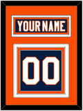 New York Nameplate & Number (Back) - Home Blue (2007-2010) - Triple Mat 3