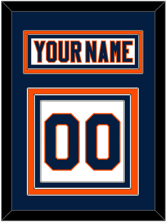 New York Nameplate & Number (Back) - Road White (2007-2010) - Premier Tier 2