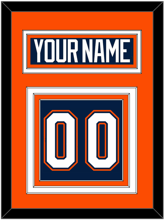 New York Nameplate & Number (Back) - Road/Home Blue (1998-2007) - Premier Tier 3