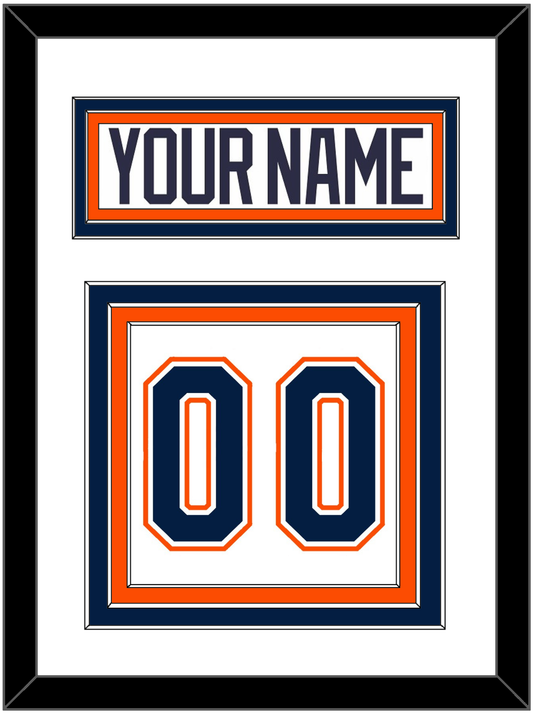 New York Nameplate & Number (Back) - Home/Road White (1998-2007) - Premier Tier 1