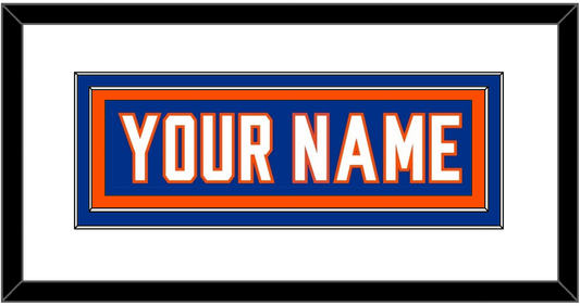 New York Nameplate - Alternate Blue - Signature Tier 1