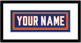 New York Nameplate - Alternate Blue - Double Mat 1