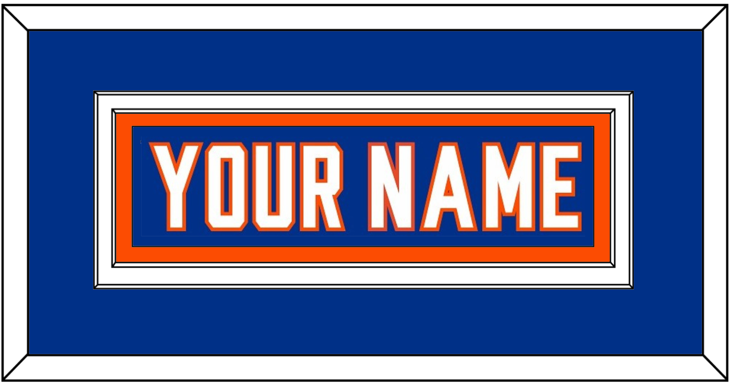 New York Nameplate - Alternate Blue - Signature Tier 2