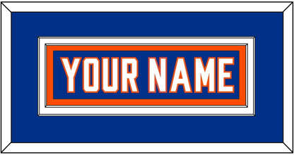 New York Nameplate - Alternate Blue - Signature Tier 2