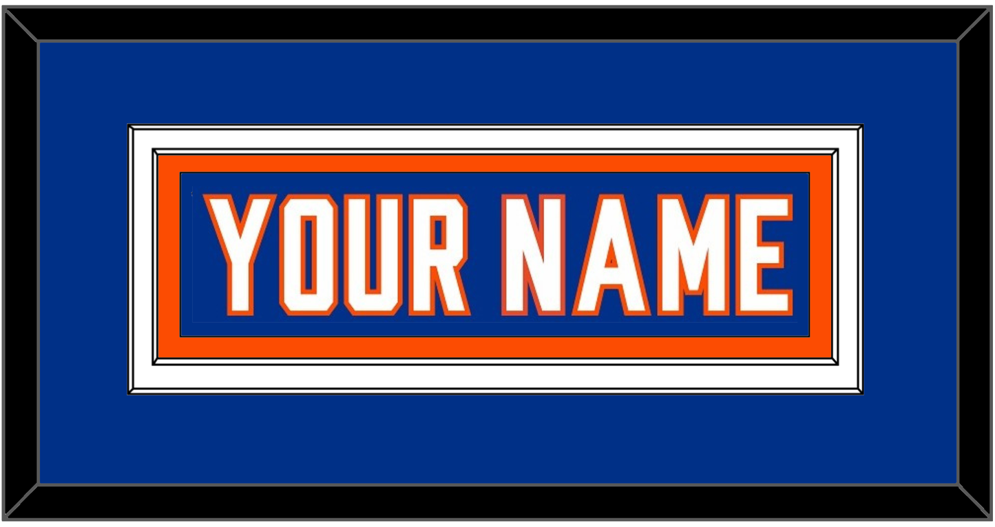 New York Nameplate - Alternate Blue - Signature Tier 2