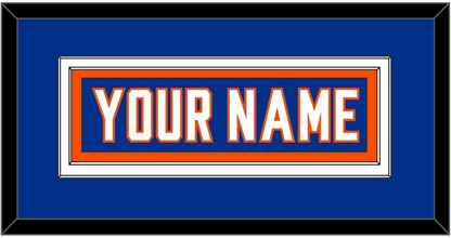 New York Nameplate - Alternate Blue - Signature Tier 2