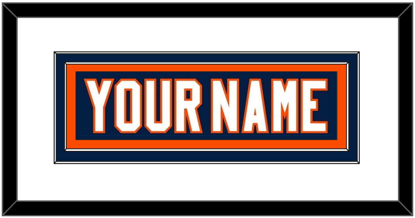 New York Nameplate - Home Blue (2007-2010) - Signature Tier 1
