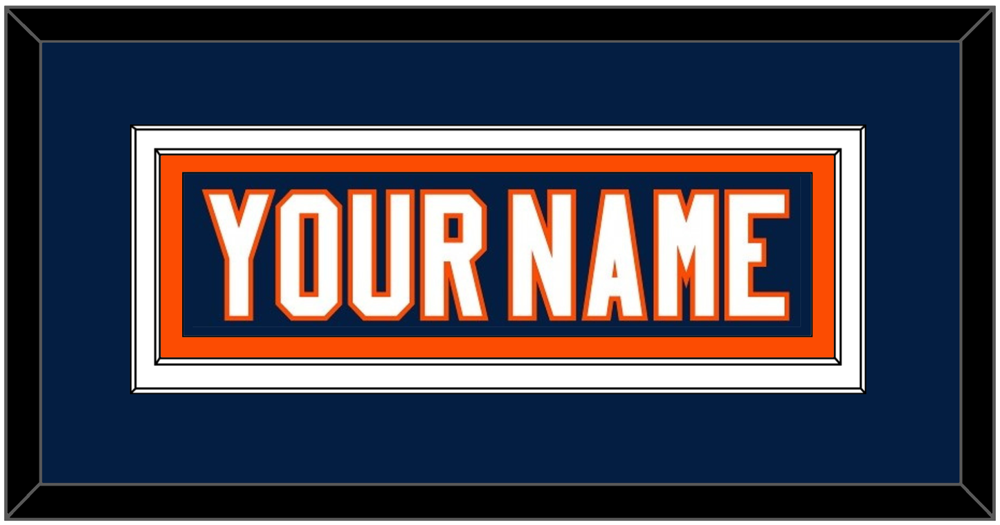 New York Nameplate - Home Blue (2007-2010) - Signature Tier 2
