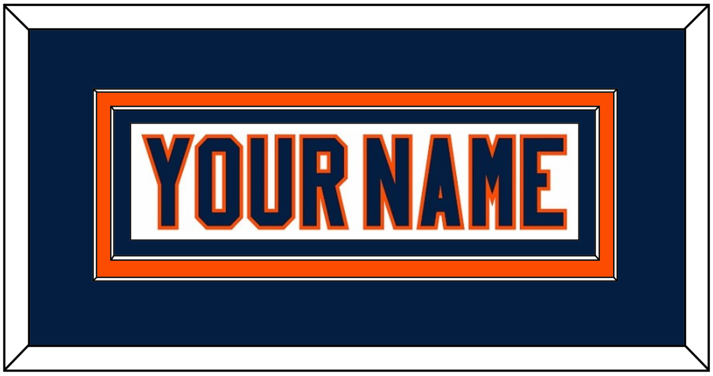 New York Nameplate - Road White (2007-2010) - Signature Tier 2
