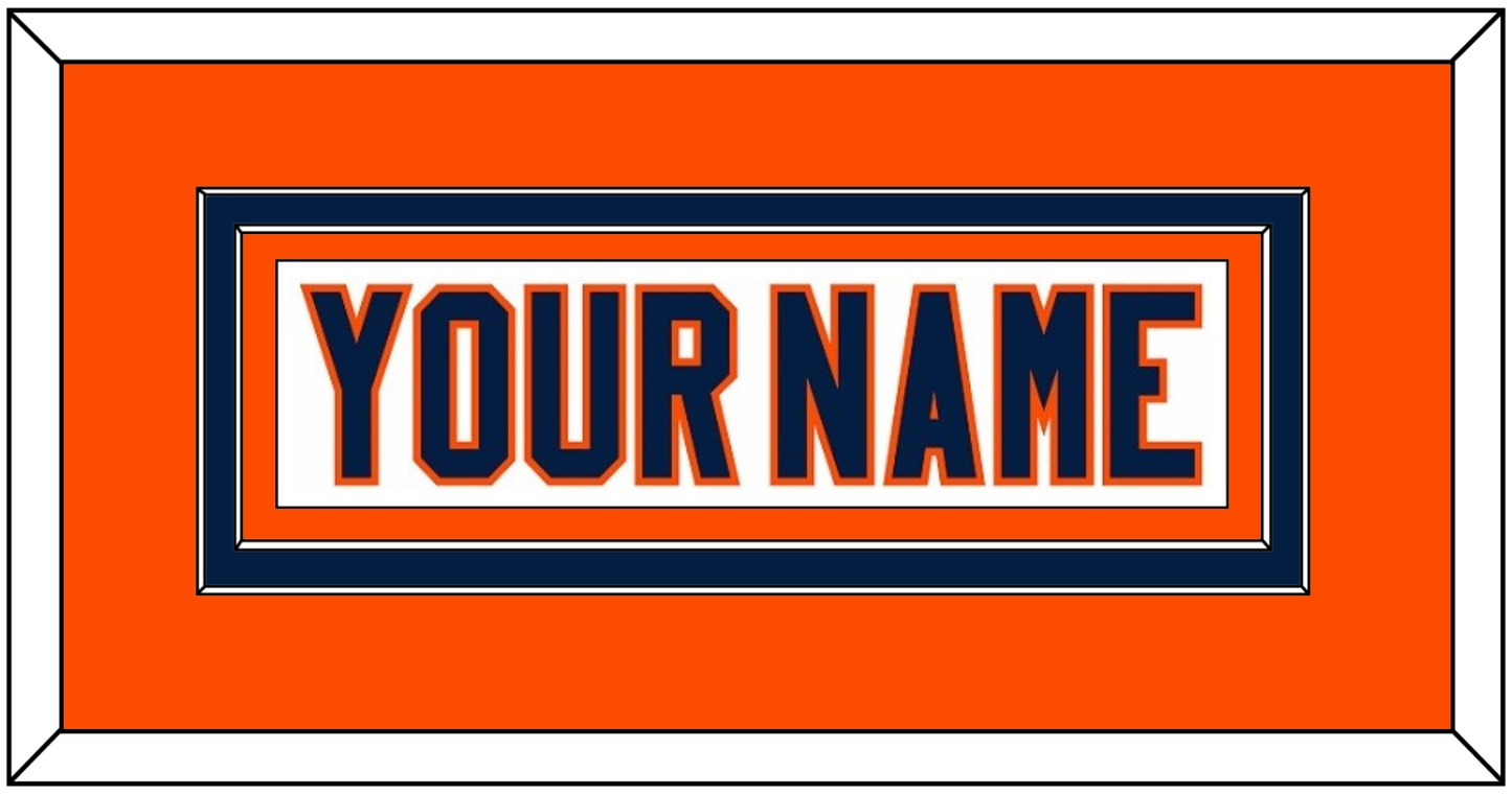 New York Nameplate - Road White (2007-2010) - Signature Tier 3