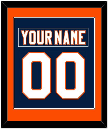 New York Nameplate & Number (Back) Combined - Home Blue (2007-2010) - Essential Tier 2