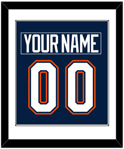 New York Nameplate & Number (Back) Combined - Road/Home Blue (1998-2007) - Essential Tier 1