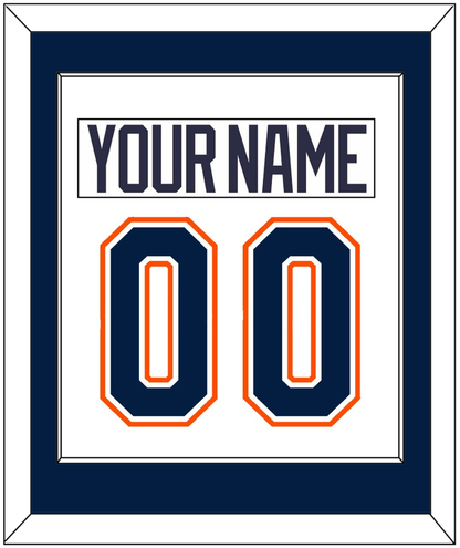 New York Nameplate & Number (Back) Combined - Home/Road White (1998-2007) - Essential Tier 1