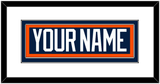 New York Nameplate - Road Blue Jersey (1998-2007) - Double Mat 1