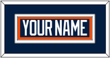 New York Nameplate - Road Blue Jersey (1998-2007) - Double Mat 2