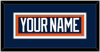 New York Nameplate - Road Blue Jersey (1998-2007) - Signature Tier 2