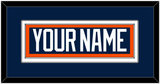 New York Nameplate - Road Blue Jersey (1998-2007) - Double Mat 2