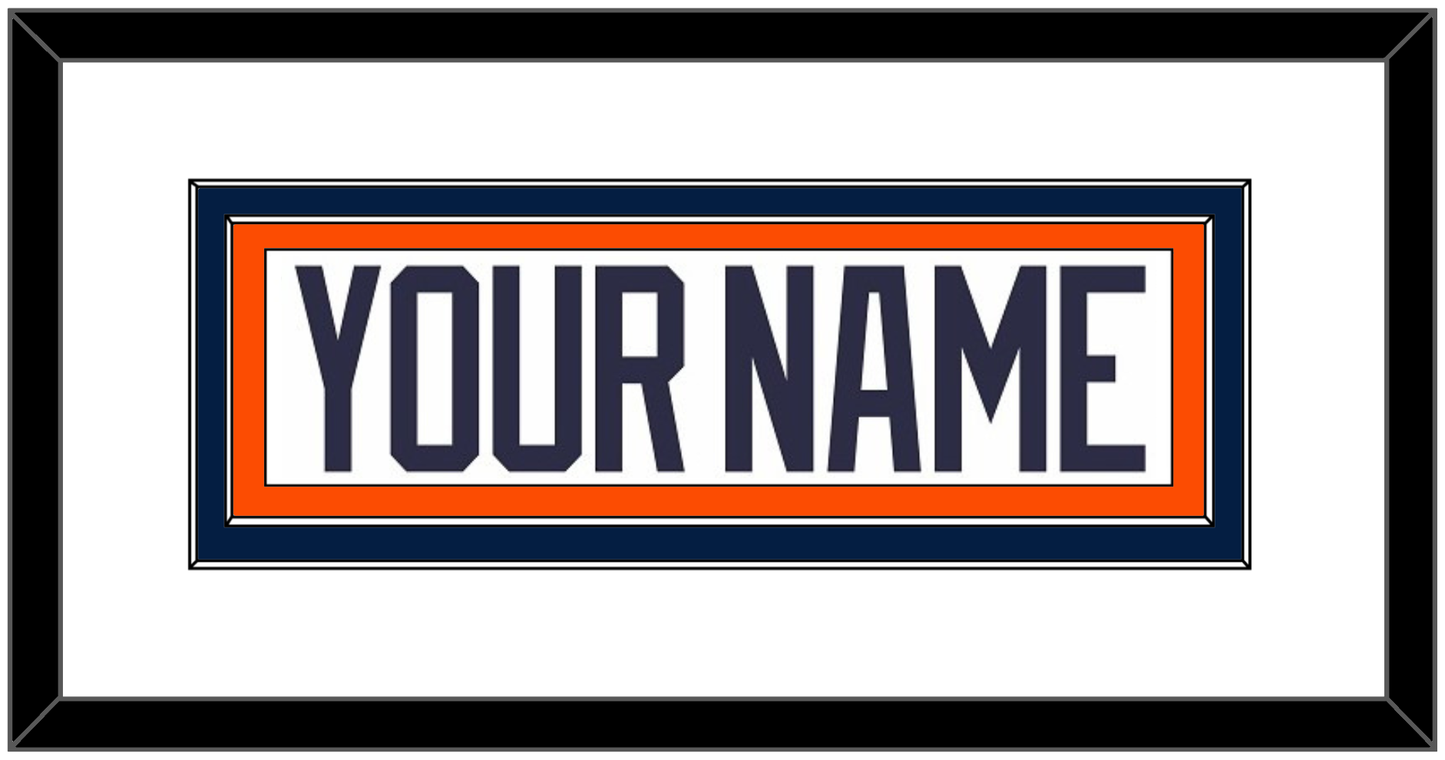 New York Nameplate - Home White Jersey (1998-2007) - Signature Tier 1
