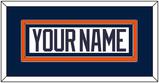 New York Nameplate - Home White Jersey (1998-2007) - Signature Tier 2