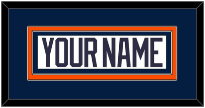 New York Nameplate - Home White Jersey (1998-2007) - Signature Tier 2