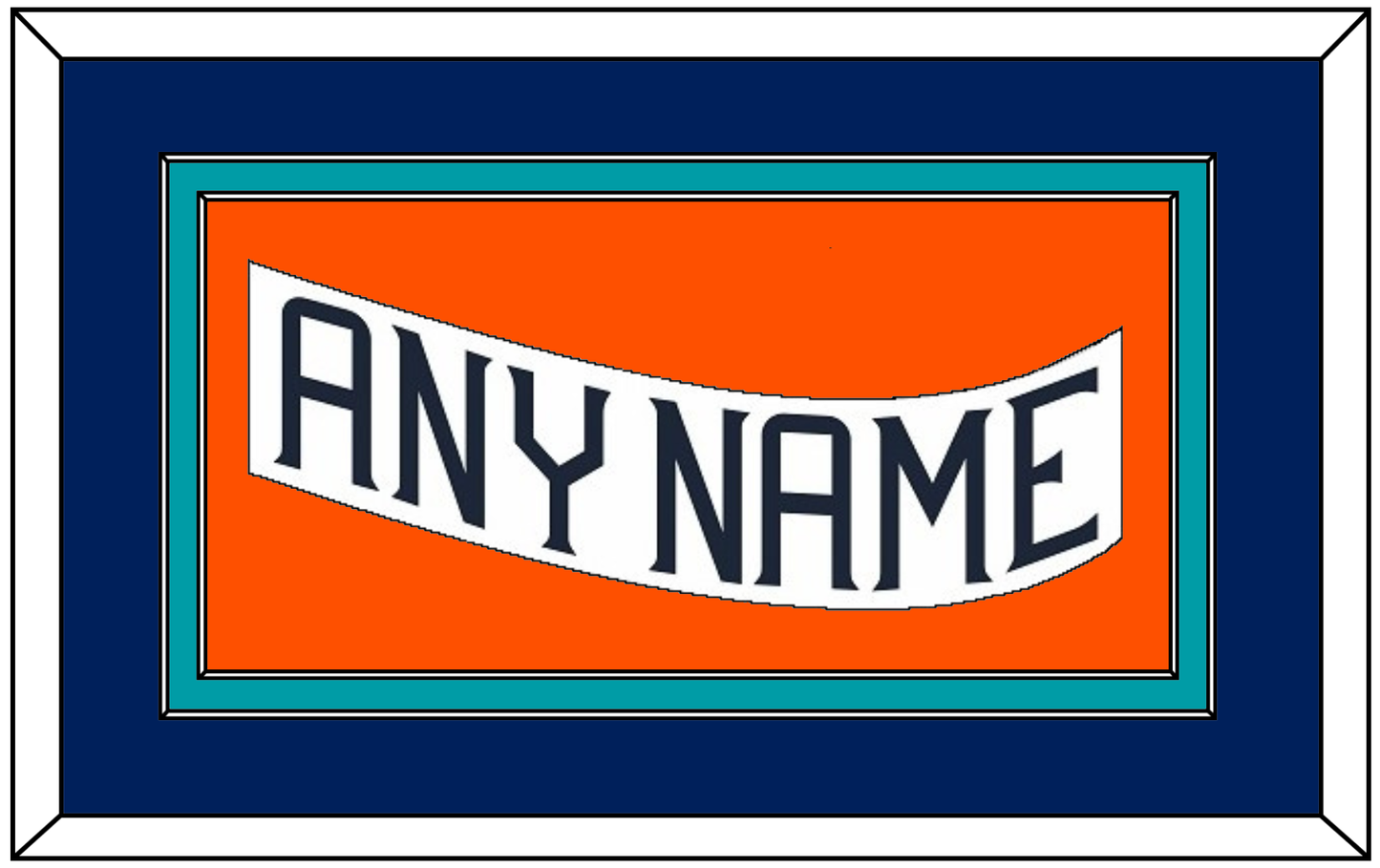 New York Nameplate - Home White (1995-1998) - Signature Tier 3