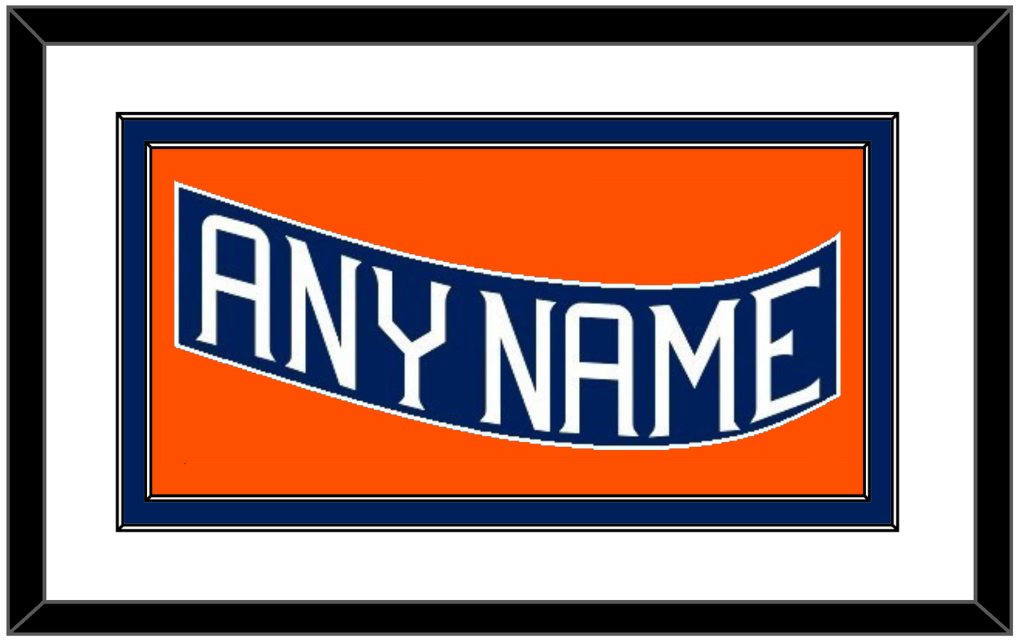 New York Nameplate - Road Blue (1995-1998) - Signature Tier 1