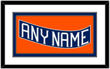 New York Nameplate - Road Blue (1995-1998) - Double Mat 1
