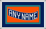 New York Nameplate - Road Blue (1995-1998) - Double Mat 2