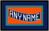 New York Nameplate - Road Blue (1995-1998) - Double Mat 2
