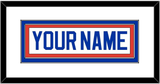 New York Nameplate - Home White (1984-1995) - Double Mat 1