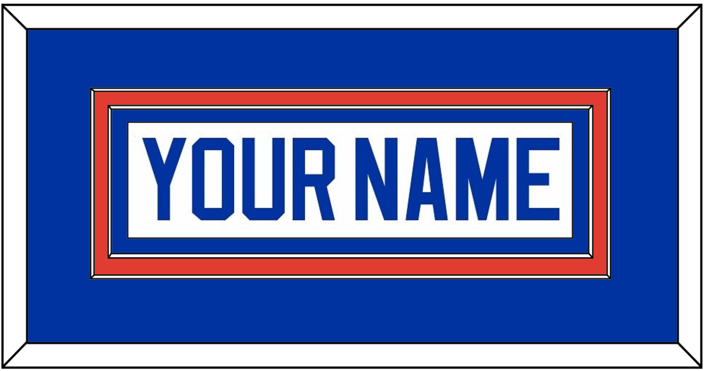 New York Nameplate - Home White (1984-1995) - Signature Tier 2